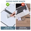 Small Whiteboards A5 Whiteboard Notebook, Mini Dry Erase Whiteboard Notepad,