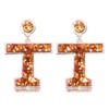 Game Day Earrings Football Sports Glitter Lighteright Game Day Letter