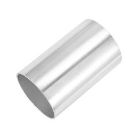 TUCKBOLD 64mm/2.5"OD Straight 6061 Aluminum Alloy Tube Intercooler Surface Polishing Air Intake Connection Hose Double Flat Head 100mm 3.9"(L) 1mm 0.04"(T)