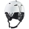 Black Crevice Vail Ski Helmet Matt White Carbon/Black, L (58-61