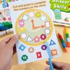 Montessori Preschool Busy Paper Cutting Book for Toddlers Ages 3