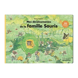 ECOLE DES LOISIRS 3127020501786 My Sticker of Family Mouse