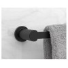 Origin 21 Veda 18-in Matte Black Wall Mount Single Towel