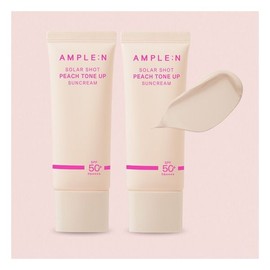 코리아나 [Koreana] [Ampoule N] Solar Shot Peach Tone-Up Sun Cream 1+1 / [코리아나] [앰플엔] 솔라샷 피치 톤업 선크림 1+1