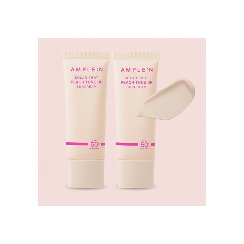 코리아나 [Koreana] [Ampoule N] Solar Shot Peach Tone-Up Sun Cream