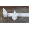 MiniatureCrush Dollhouse Corner Ceiling Blocks for Crown Molding 2 Inside