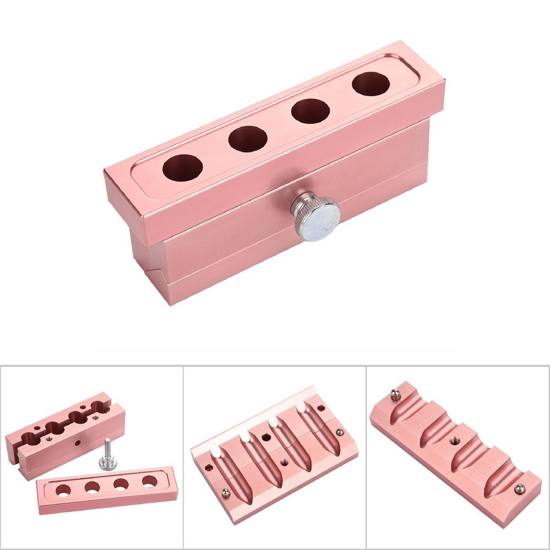 12.1 DIY Lipstick Mold Aluminum Alloy Rose Gold Dual Uses