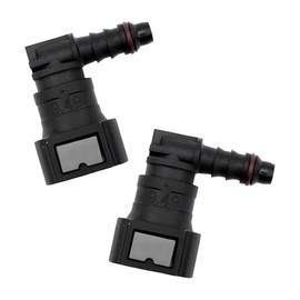 2 PCS 90 Degree Elbow Fuel Line Quick Connectors for Vehicles