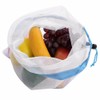 TopHomer 3 Pack Small Reusable Shopping Bag Vegetable Mesh Bag