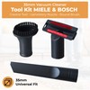 35mm Vacuum Attachments Set with Crevice Tool, Dusting Brush &