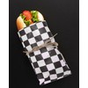 PPhtony 20Pcs Wax Paper Sheets 12x12 inch Checkered Sandwich Deli