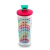Guateplast Set de 3 Vasos con Tapa de Plástico