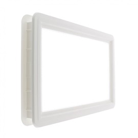 cyclingcolors Window Rectangular Clip On Porthole White PVC Garage Doors