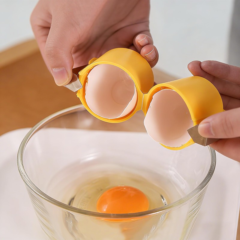 BAISEBAOFU Egg Peeler Easy Shell Egg Opener Egg Cracker Tool