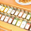 ComSaf Spice Jars with Label 4 oz 24Pcs, Glass Spice