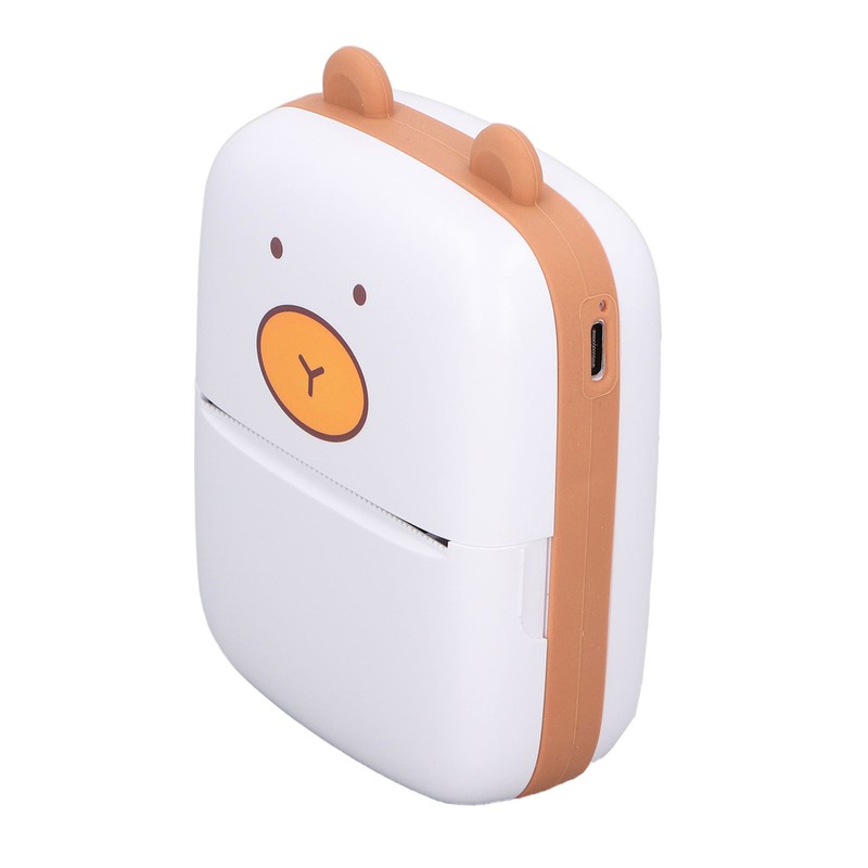 Portable Thermal Printer with 5 Roll Paper Bluetooth Portable Pocket