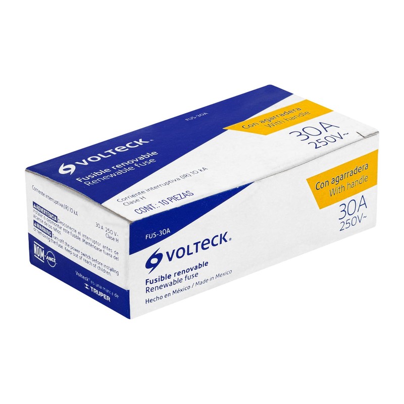 Volteck FUS-30A, Fusible 30 A, con agarradera