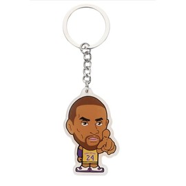 Basketball Player Keychain Collection - Collectible Featuring Various Iconic Basketball Stars, Perfect for Fans and Gift (Player Bryant)