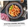 MAGICLULU Ceramic Storage Bowl Multi Functional Tableware for Pasta Soup