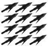 12Pcs Fishing Arrowheads Screw-on Points 150 Grain Black Bowfishing Screw