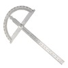 1 x Stainless Steel Protractor, 0-180° Round Head Protractor, Degree