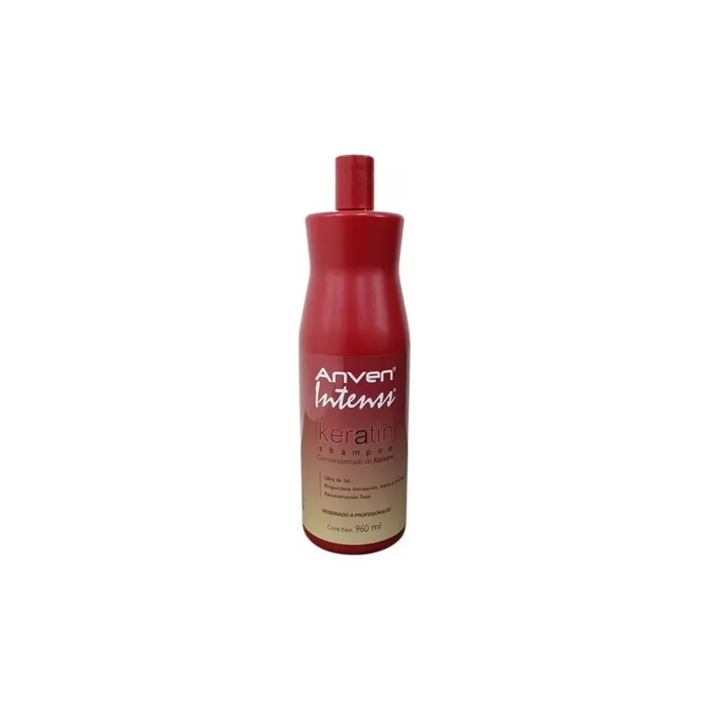 Anven Intenss Shampoo Keratin Libre De Sal 960ml