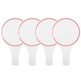 TOYANDONA Dry Wipe Paddles Board Hand Whiteboard Mini Dry Wipe Answer Paddles Mini Whiteboard Auction Paddle Whiteboard Paddles for Auction Tuning in the Classroom or
