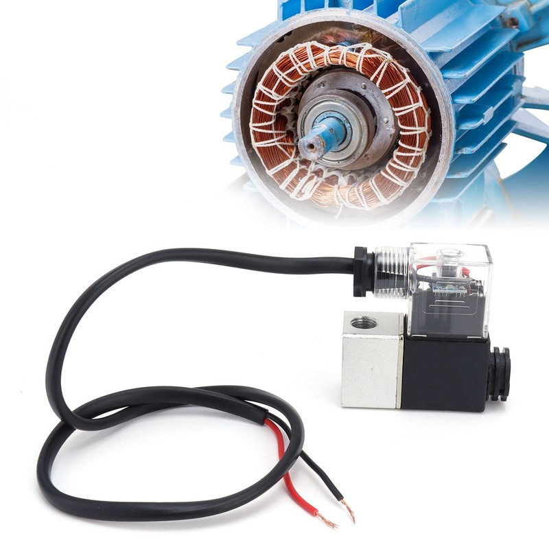 TICFOX Electric Solenoid Air Valve Responsive Durable Air‑Tight Easily Operate