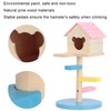 Hamster Loft Toy Wooden Durable Odorless Hamster House Climbing Ladders