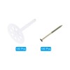 PATIKIL 82mm Perforated Insulation Pins, 50 Pack Insulating Nails Wall