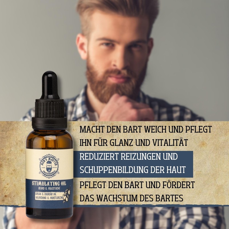 Men's Master - Oil Stimulating Beard and Moustache | Beard