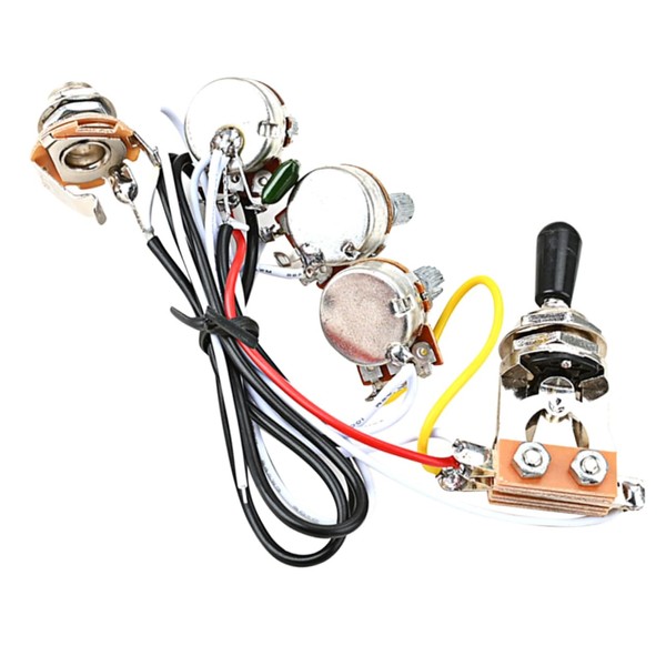 Kisangel 1 Set Shake Switch Electric Guitar Wire Wiring Solderless