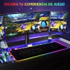 Homni Alfombrilla Ratón Rgb Gamer Base De Goma Antideslizante 800