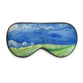 townssilk 100% Silk Sleep mask with Adjustable Strap,Comfortable and Super Soft Eye mask Ultimate Sleeping aid,blindford,Wheat