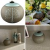 Hand-Painted Ceramic Cremation Urn - Beautiful Funeral Keepsake for Ashes