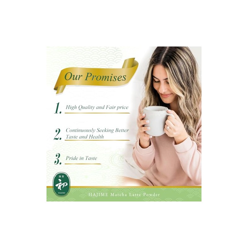 Hajime Sweetened Matcha Latte Powder - Japanese Green Tea