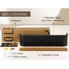 OLEEK Wall Coat Rack with Shelf - Wall Shelf with