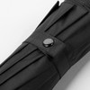 Automatic Umbrella 12 Ribs Sturdy Solid Color Windproof Folding Rain