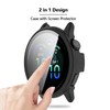 [2-Pack] Case with Tempered Glass Screen Protector Compatible with Garmin