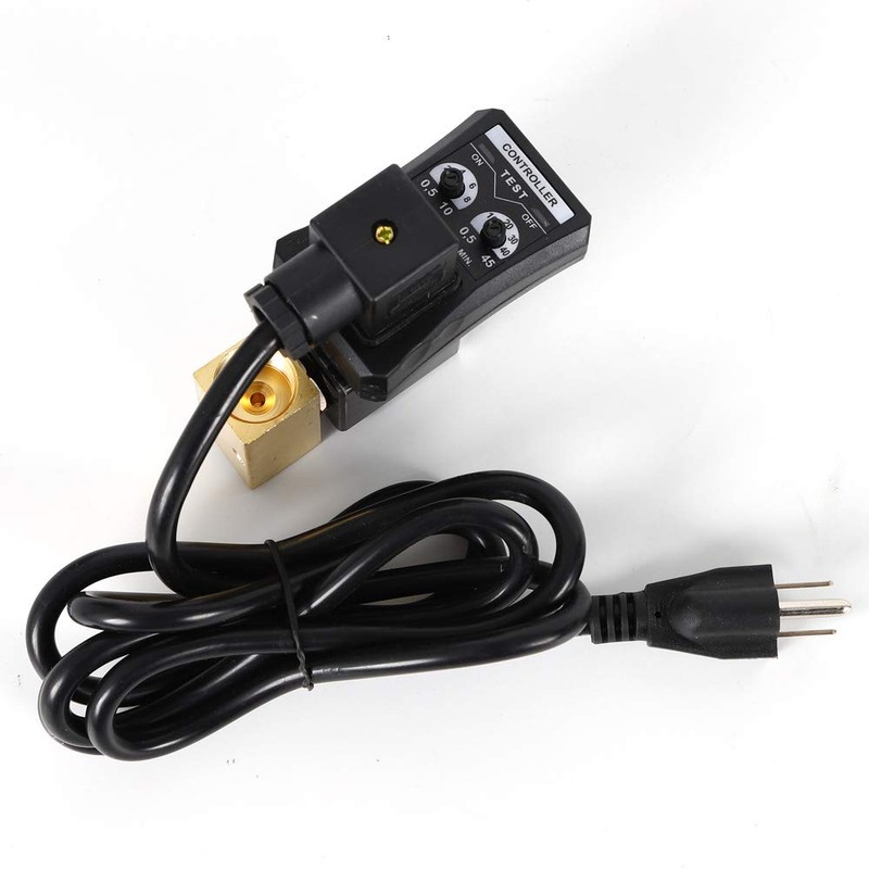 Electronic Timed 2 Way Air Compressor Gas Tank Auto Drain