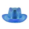 Arsimus Metallic Cowboy Hat (Turquoise)