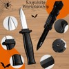 Sumind 4 Pieces Retractable Fake Knife Retractable Prop Knife Fake