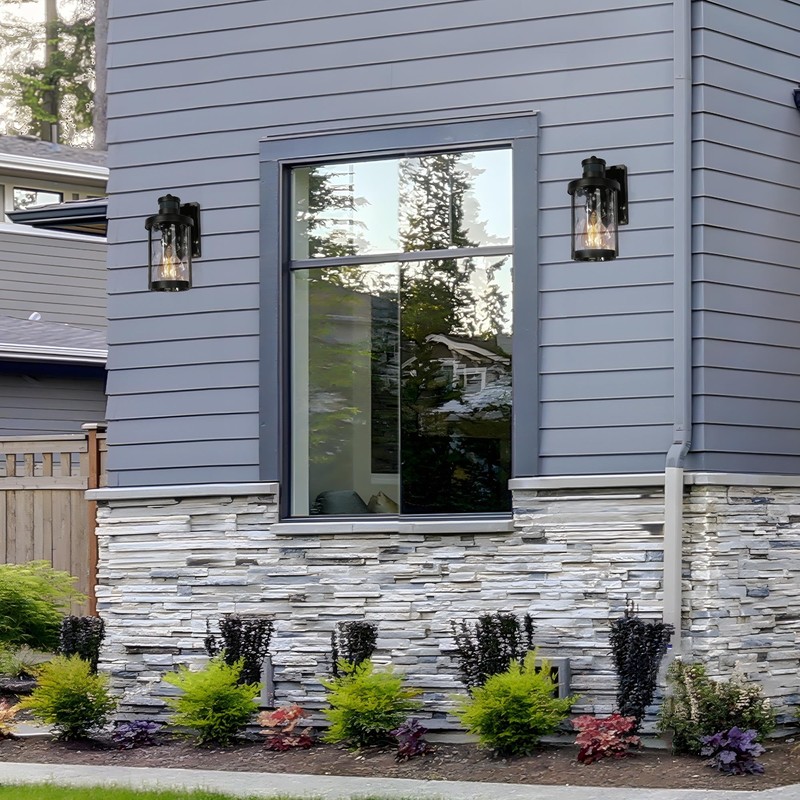 classy leaves Dusk to Dawn Outdoor Light Fixture Motion Sensor