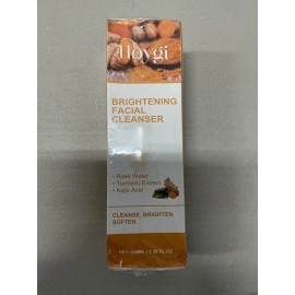 Unbranded HOYGI Turmeric Face Wash with Brush, Turmeric Foaming Facial