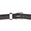 Lacoste LB84560 Men's Cow Leather Business Belt, dark brown
