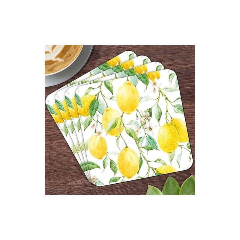 Shudehill Giftware Lemon Grove Coasters Set Of 4