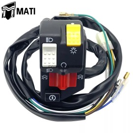 M MATI Handlebar Kill Switch Start Stop Headlight for Honda Recon 250 TRX250 TM 1997-04