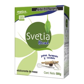 Svetia Blend Endulzante Para Hornear, Stevia, 500 gramos