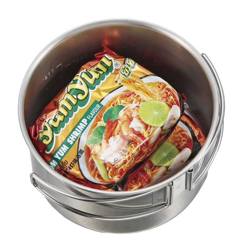 Captain Stag M-5511 Stainless Steel Ramen Cooker, 0.8 fl oz