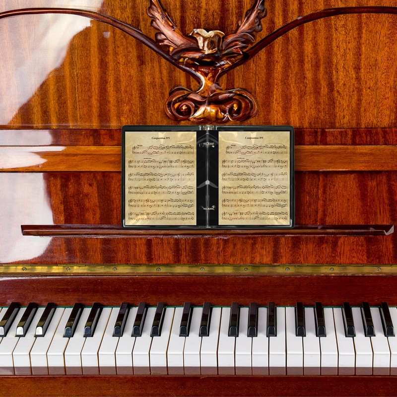 KEJJNYER 30 Pieces Flip Folder Pages, 7.5'' x 6.3'' Music